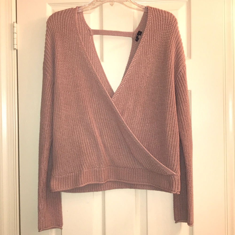 Cross over Sweater